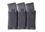 Elastic Triple Rifle Mag Pouch - BLACK